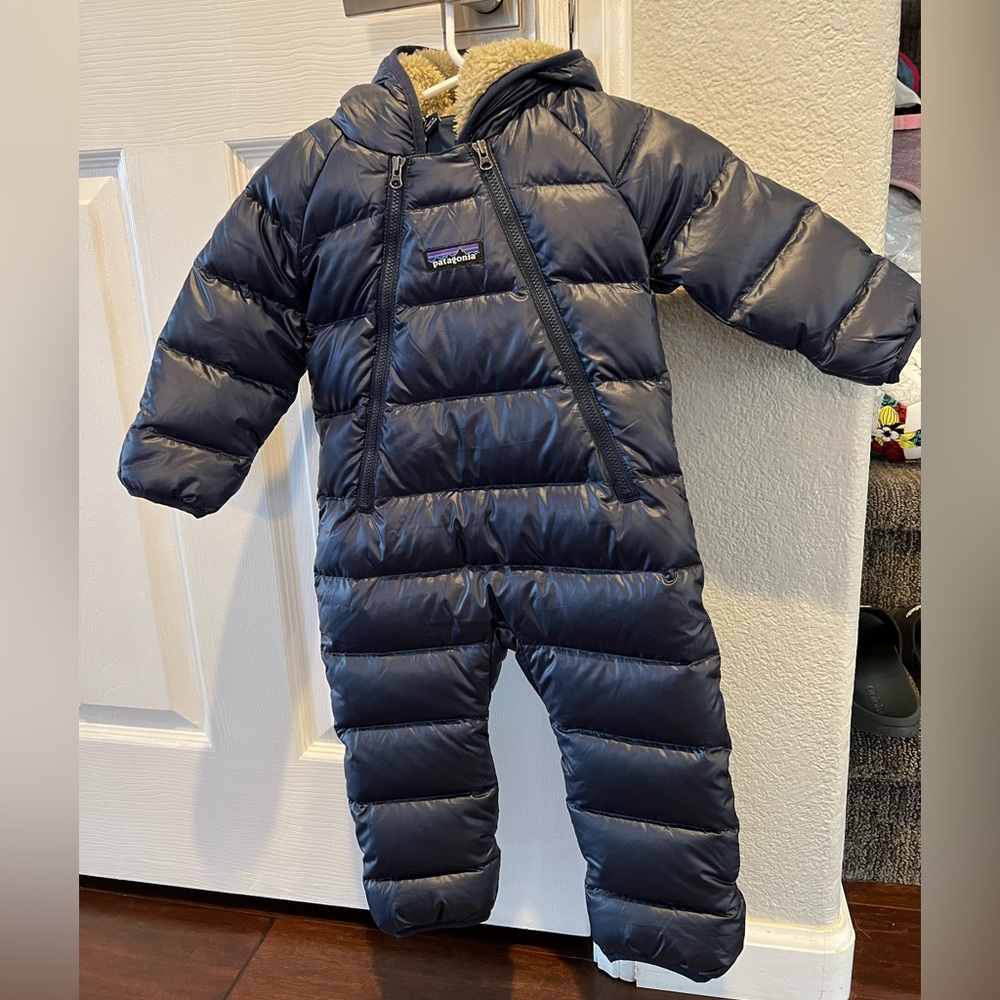 Patagonia Baby Infant Hi-Loft down snowsuit
